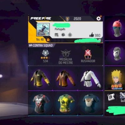 Conta free Fire antiga