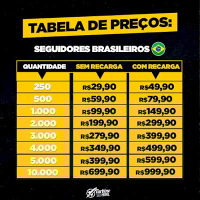 Vendas de seguidores