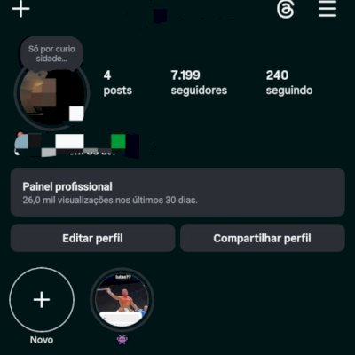 Conta Instagram 7k seguidores reais