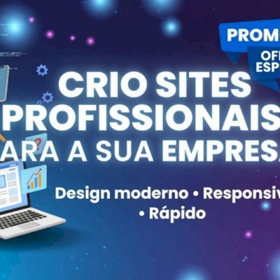 CRIO O SEU SITE PROFISSIONAL PARA A SUA EMPRESA 📈 !PROMOÇÃO!