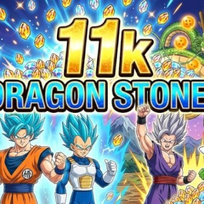 Conta Dokkan Battle com 11k de Dragon Stones