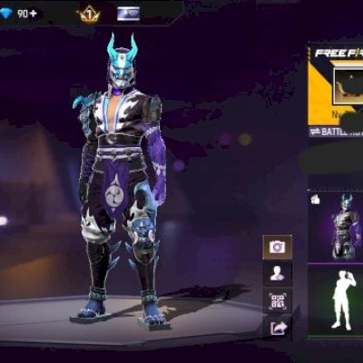 CONTA FF + SAMURAI GÉLIDO + AMOR ETERNO + MOCHILA + 90 DIAMANTES (SEU EMAIL)