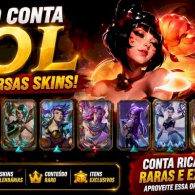 CONTA LOL BR 382 SKINS | KAISA TRANSCENDENTE | 14 PRESTÍGIO | 338 CROMAS