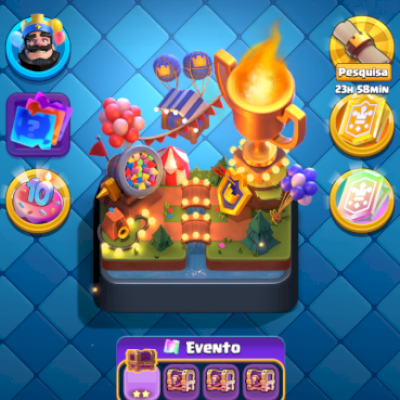 Conta bem evoluída de clash royale e COC!!! Oportunidade