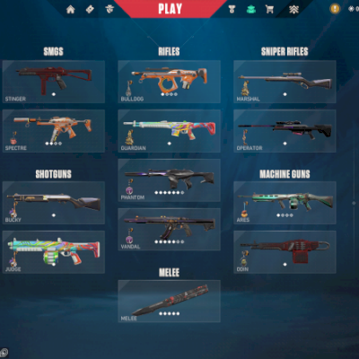 VENDO CONTA VALORANT R$1000+ GASTOS EM SKINS, 460 VP DE SOBRA