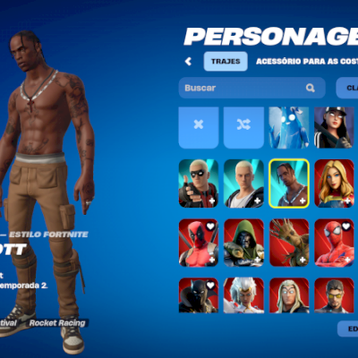 CONTA COM TRAVIS SCOTT E SALVE O MUNDO