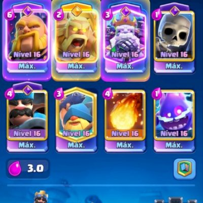 CONTA DE CLASH ROYALE LEVEL 74