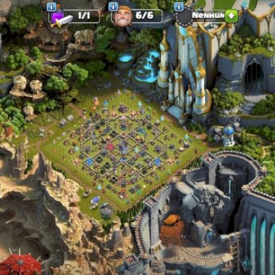 Conta Clash of Clans cv 18