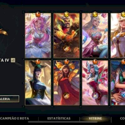 CONTA WILD RIFT LOTADA DE SKINS