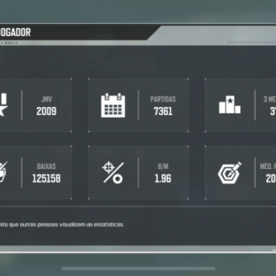 Conta cod móbile totalmente upada desde 2020