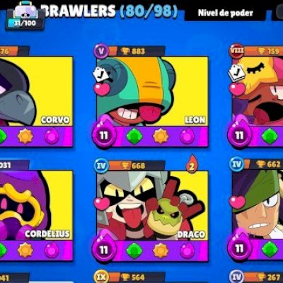 🔥 BRAWL STARS 25K 🏆 80/98 BRAWLERS | HIPERCARGAS | PASSES EXCLUSIVOS 🔥