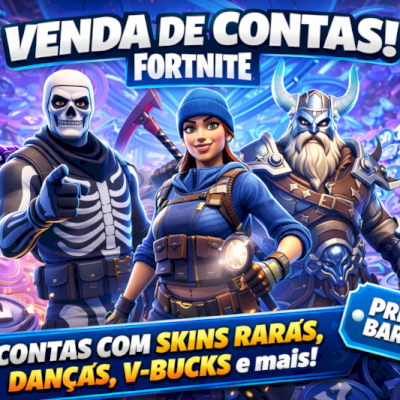 CONTAS FORTNITE