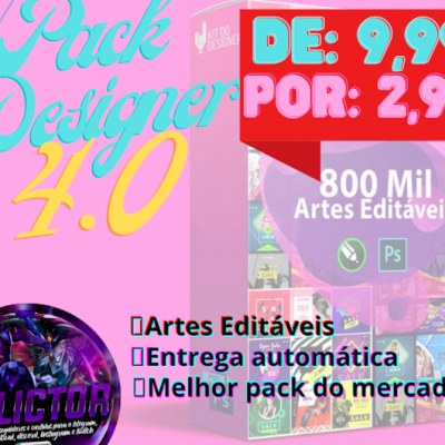 [Promoção] Pack Kit Designer 4.0 *Entrega Automática* - Serviços Digitais