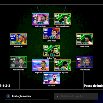 CONTA EFOOTBALL 2025 PC - Força Máx. 3179