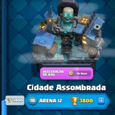Conta de Clash Royale pra sair logo arena 12