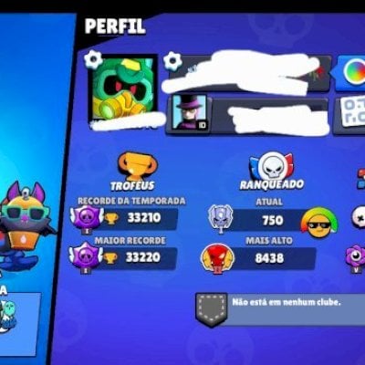CONTA RARA E MUITO UPADA COM QUASE TODOS OS BRAWLERS E 33K DE TROFEUS!