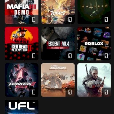 Conta de Xbox com alguns jogos