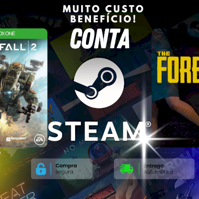 CONTA STEAM★CUSTO BENEFÍCIO➜BATTLEFIELD V™, THE FOREST+ENTREGA AUTOMÁTICA+BÔNUS