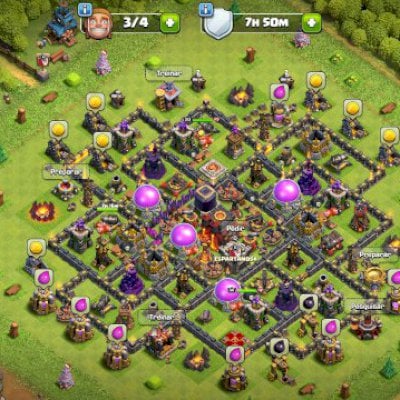 Conta boa de Clash OF clans e Clash royale