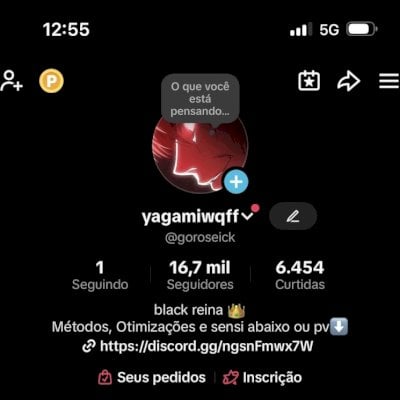 Conta tiktok 16k pra vender logo