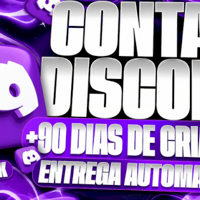 CONTA DISCORD +90 DIAS CRIADA FULL ACESSO 🎁 ENTREGA AUTOMÁTICA!
