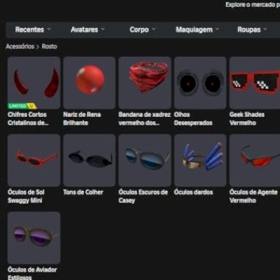 Conta de Roblox antiga e com itens cartoon