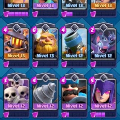 Conta clash royale bem upada.