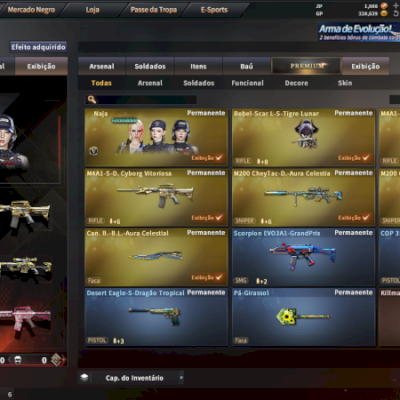 CONTA CROSSFIRE 1 VIP CHEIA DE VITORIOSA