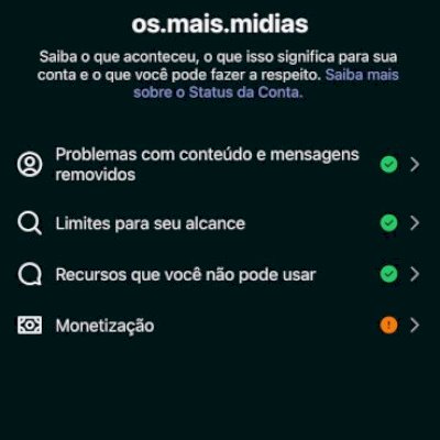 Conta com quase 10 k