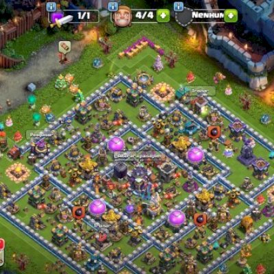 Conta gemada de clach of clans