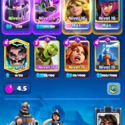 Conta de clash Royale Gemada