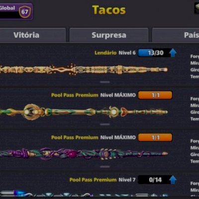 CONTA LINDA DE 8 BALL POOL