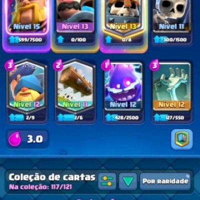 Conta Clash Royale 8600 troféus 🏆 6 EVO 🔥 2 herói 👑 lvl 13