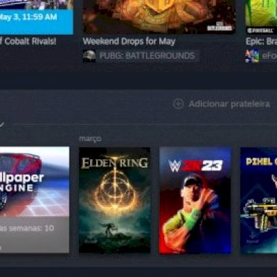 CONTA STEAM COM ELDEN RING + GTA 5 + ARK + WWE 2K23 E MUITO MAIS