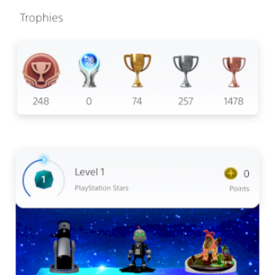 Conta playstation com mais de 5k investido