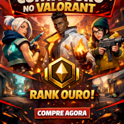 [MENOR PREÇO] CONTA SMURF VALORANT - (OURO) | ENVIO AUTOMÁTICO 24H