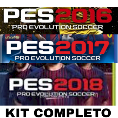 KIT Completo PES 2016 - PES 2017 -PES 2018