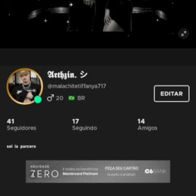 Conta imvu masculina