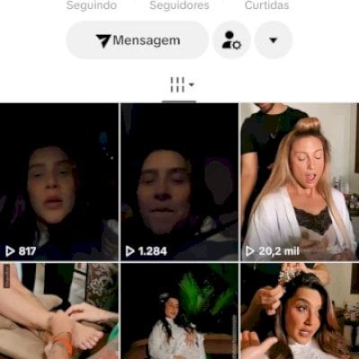 Vendo conta do tik Tok bem engajada
