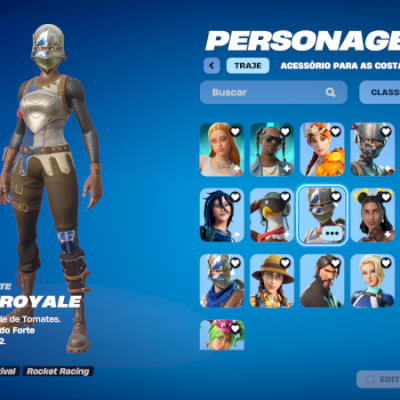 🔥 Conta Fortnite OG | Season 2 | Cavaleira Royal + AG Elite