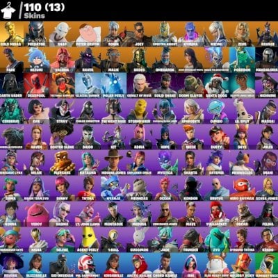 Conta Fortnite | 110 Skins | Ravage | Deadpool | Peter Griffin| Predador
