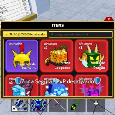 Loja de frutas fisicas blox fruits