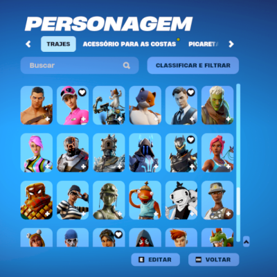 Conta de fortnite season 5 com MUITAS skins raras. + GLOW + SKINS SALVE O MUNDO