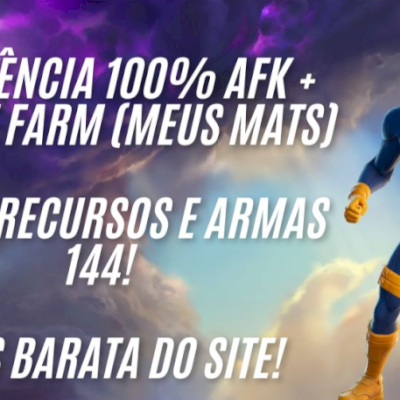 RESISTÊNCIA AFK + BASE FARM - FORTNITE SALVE O MUNDO!