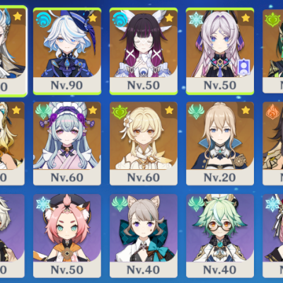 NEFER + NEUVILLETTE + FURINA + COLUMBINA + XILONEN + CITLALI