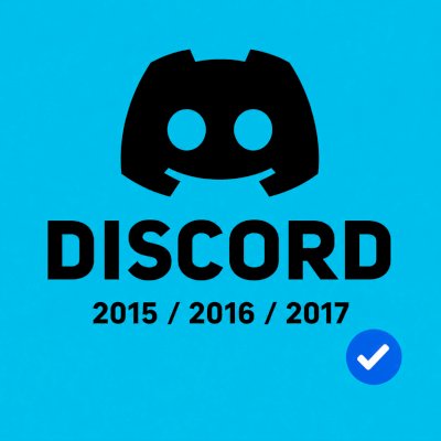 CONTAS DISCORD 2015, 2016, 2017
