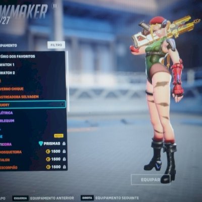 CONTA DE OVERWATCH! COM COLABORAÇÃO DO STREET FIGHTERS E LE SERAFIM! PREÇO BAIXO