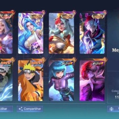 CONTA MOBILE LEGENDS 446 SKINS