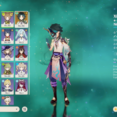 Conta genshin impact ar50 com 5 t5