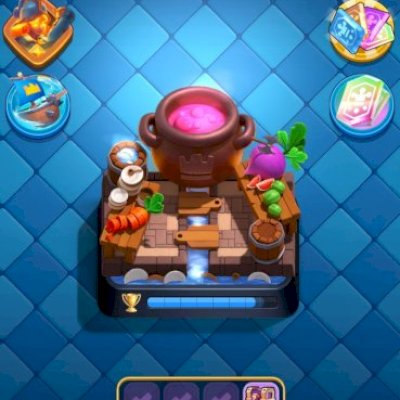 Conta com 5914 troféus e rei nível 12